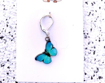 Stitch Marker For Knit and Crochet, Turquoise, Red, or Purple Butterfly