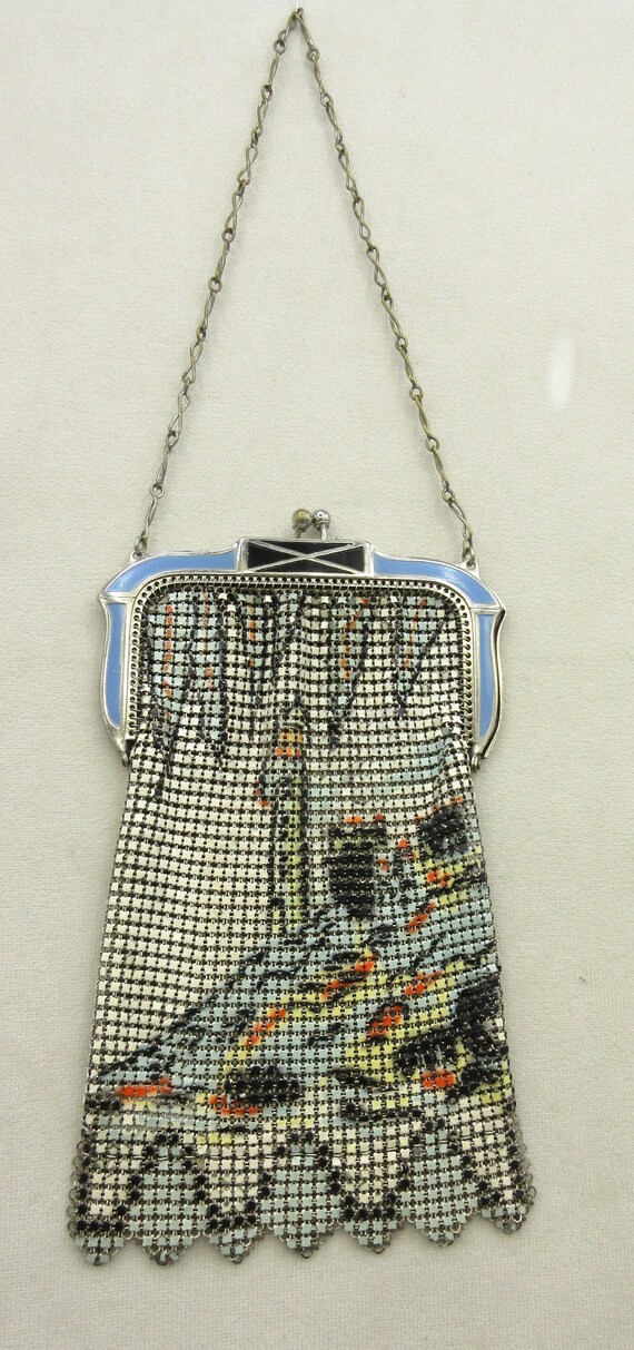 On Sale - Vintage Whiting and Davis Enameled Mesh 