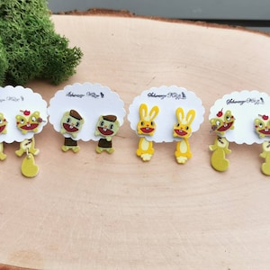 Happy Tree Friends inspirierte Ohrstecker