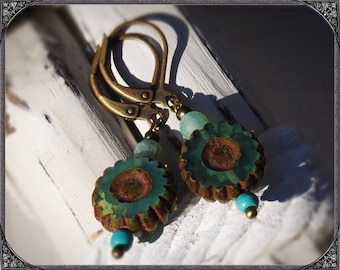 Ocean green Earrings