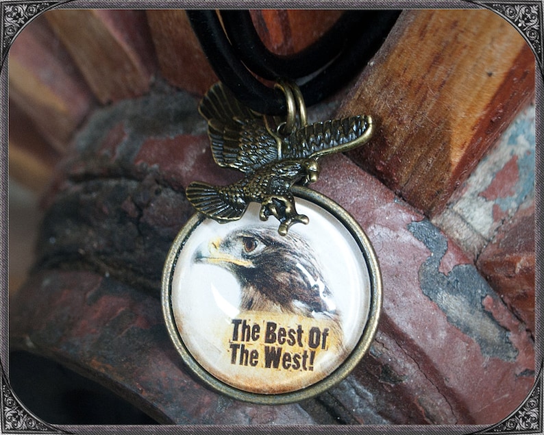 WesternCountry Cabochon Necklace Eagle