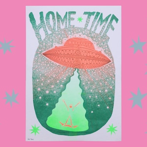 Home Time A3 Riso Print