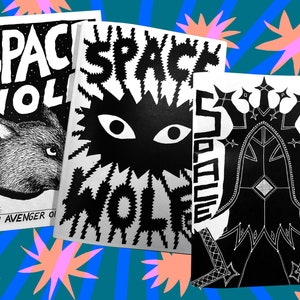 SPACE WOLF! zines