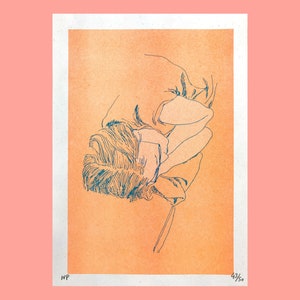 Sleeping - Limited Edition A5 riso print