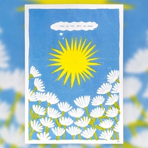 Não tenho ideia do que estou fazendo - Impressão risográfica A3