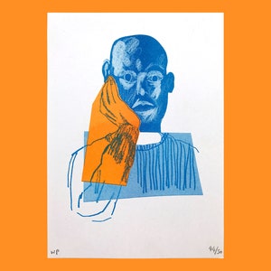 Collage Drawing - Limited Edition A5 riso print