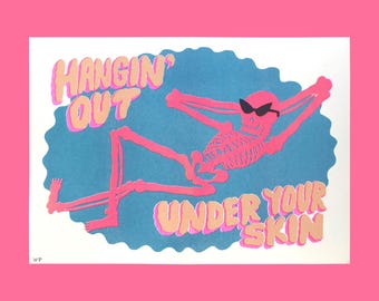 Hangin&#39; Out - A4 Riso Druck