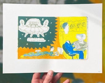 Trabajo - Impresión risográfica A4