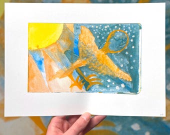 Dream Bird - A4 riso print