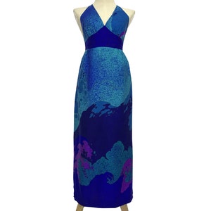 Jahrgang 1960s 1970s Aloha Hawaii Kleid Vintage Womens Aloha Isoshimas Halealoha Kleid Rindentuch
