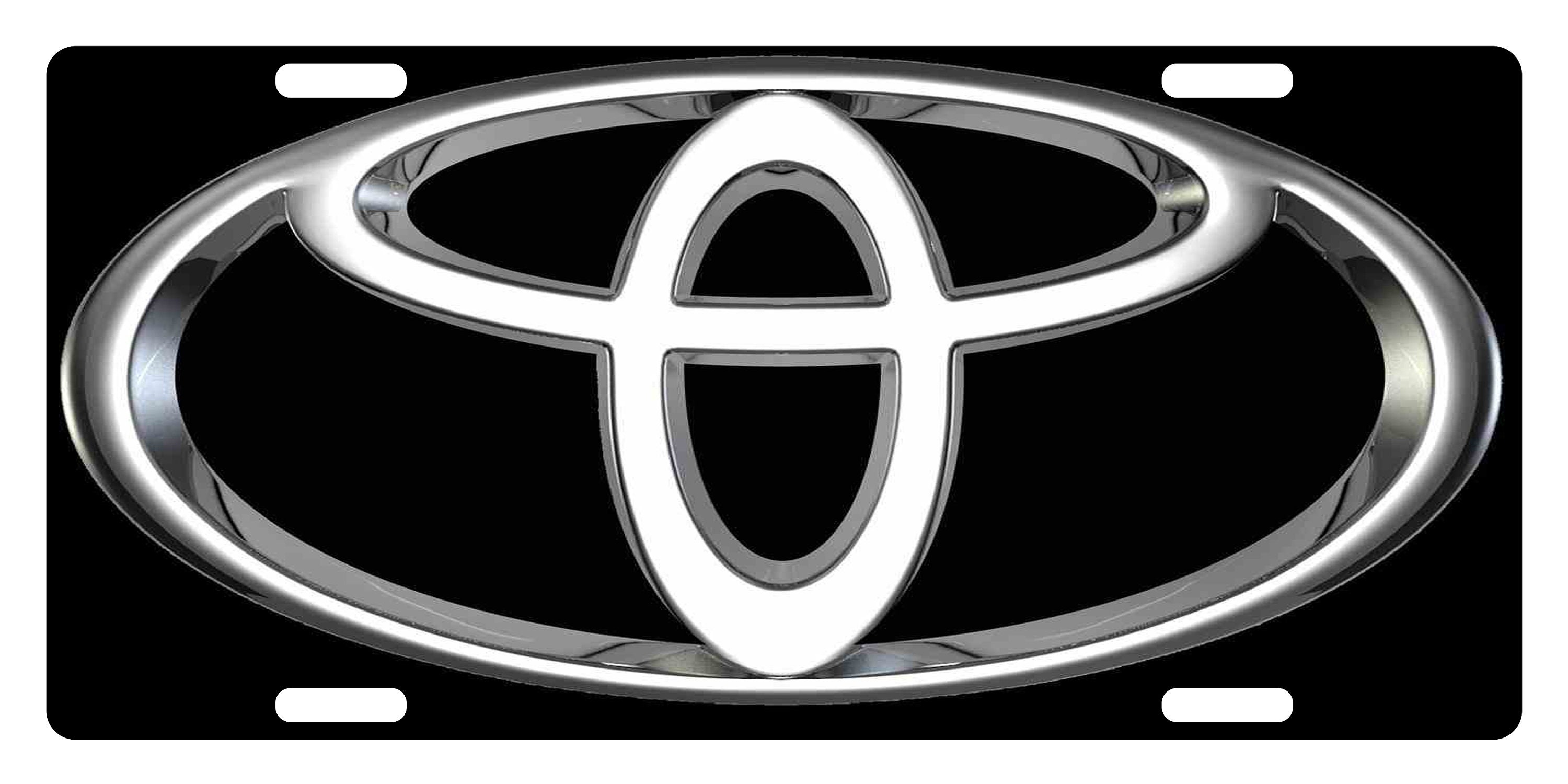 TOYOTA Custom License Plate Emblem Front Version Etsy