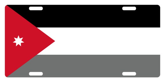 CANADA Flag Custom License Plate Canadian Emblem Rust Version # 6