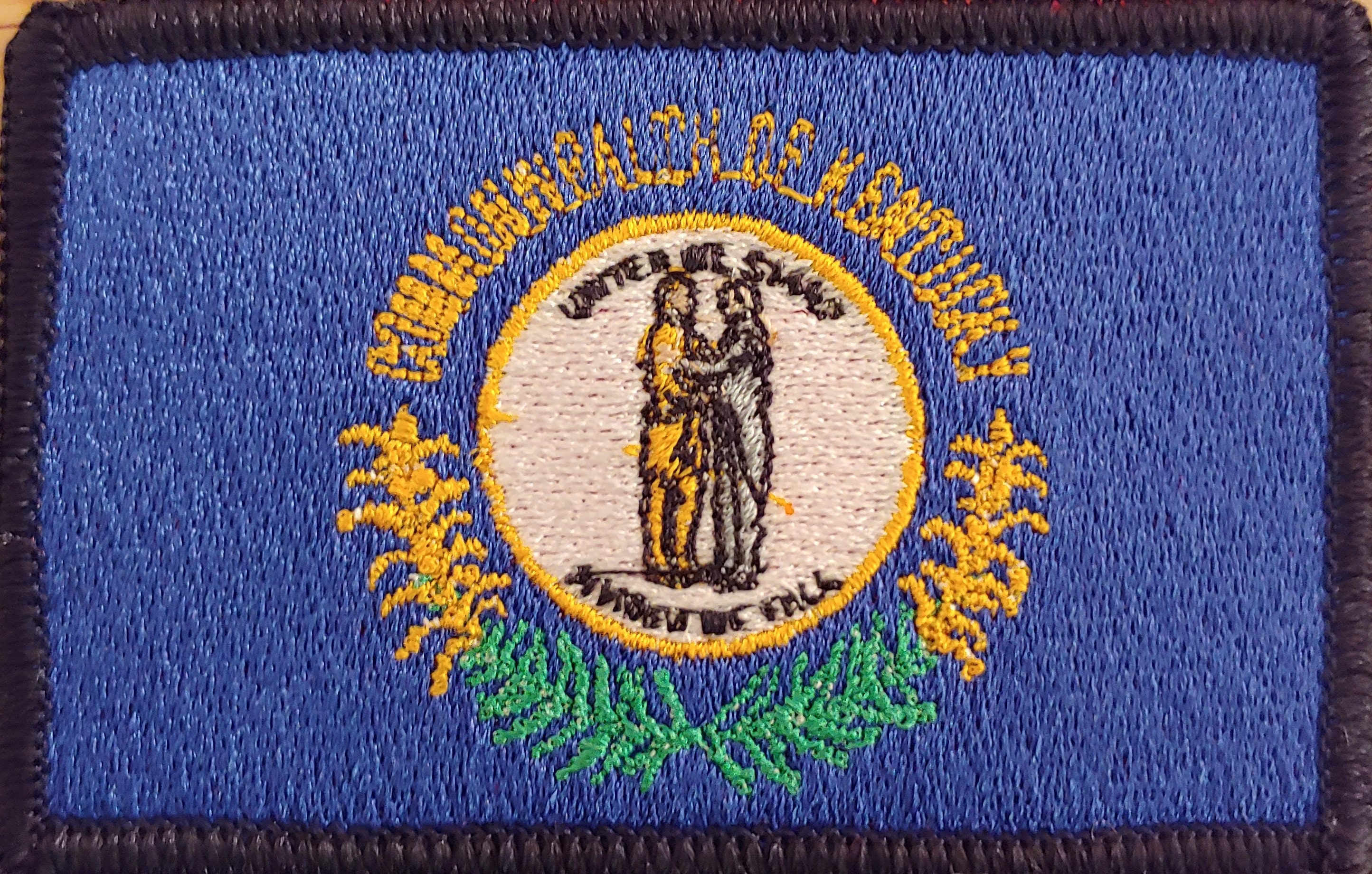 Kentucky Flag Patch With VELCRO® Brand Hook & Loop Army Etsy