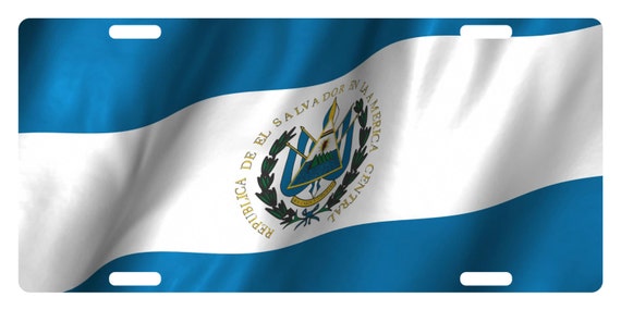 El Salvador Flagge Benutzerdefinierte Nummernschild El Etsy
