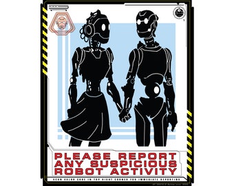 Please Report Any Suspicious Robot Activity. Holding Hands