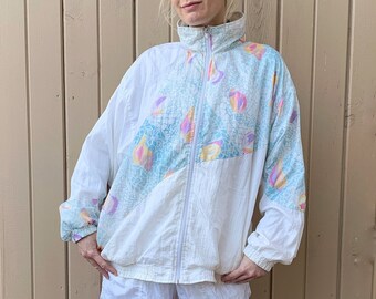80s Costumes for Men//Windbreaker and Pants 90s Shell Suit Party Dress Costume//Retro Tracksuit 80s 90s Hip Hop Costumes