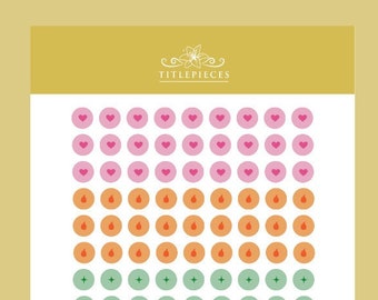 ANNOTATION STICKERS - Emoticons Emojis Symbols (aesthetic, bujo, book, annotating, highlight, bullet journal)