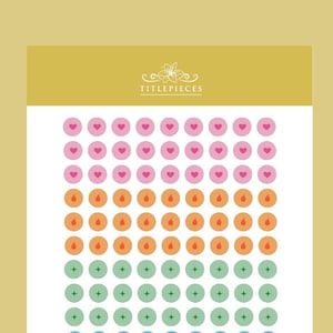 ANNOTATION STICKERS - Emoticons Emojis Symbols (aesthetic, bujo, book, annotating, highlight, bullet journal)