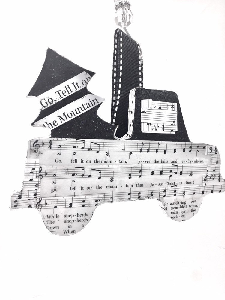 Sheet Music Ornament Music Theme Decoration Gift for Music Etsy UK