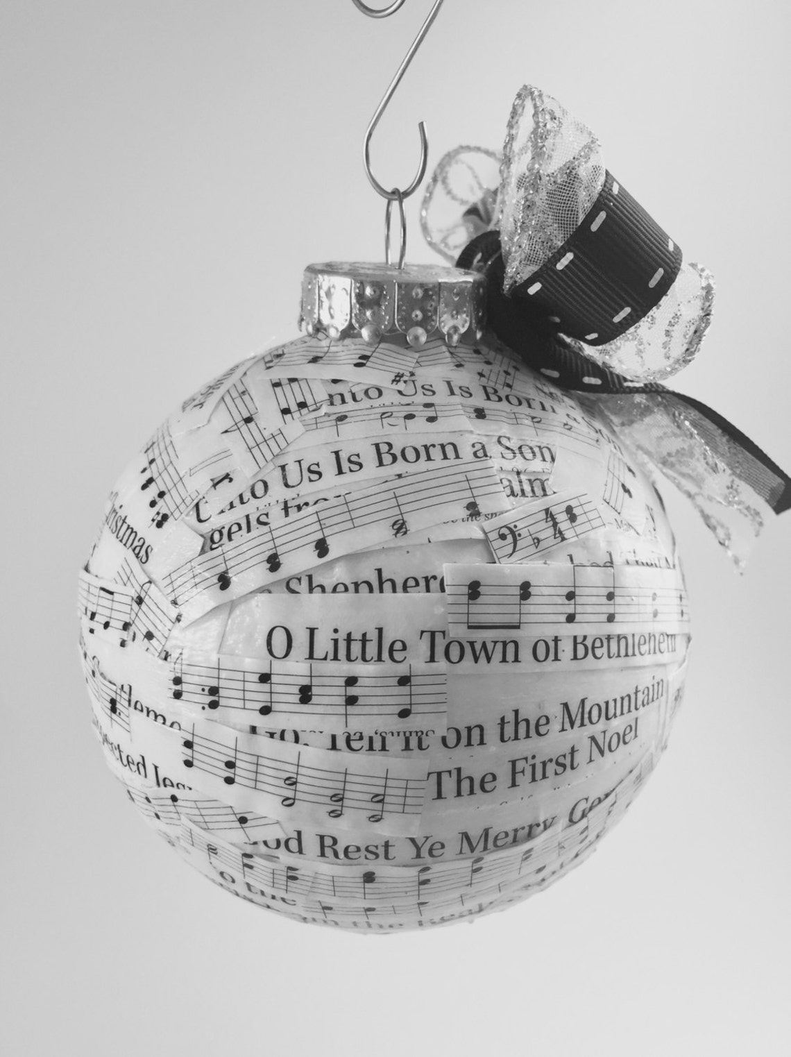 Sheet Music Ornament Music Theme Decoration Gift for Music Teacher Gift