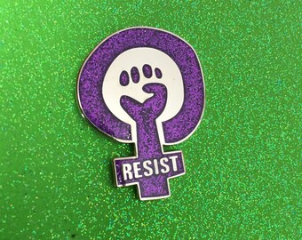 EvolveFISH Resist Fist Enamel Lapel Pin – 1 1/4'' Tall With Epoxy Coating & Butterfly Clutch - View #11