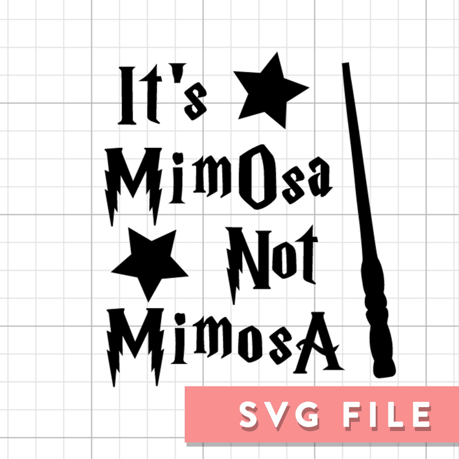 SVG File: Harry Potter Mimosa Wine Glass | Etsy