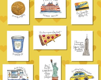 New York City Valentine's Day Cards with Puns