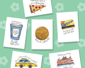 NYC Watercolor Mother's Day Cards