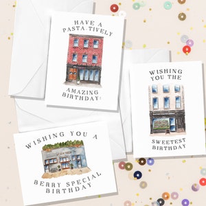 Geburtstagskarten mit Greenpoint/Williamsburg, Brooklyn Business/Restaurants und Wortspiele