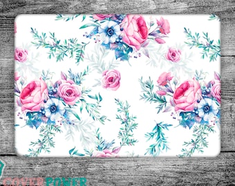 Floral Laptop Skin Flowers Notebook Vinyl Decal Dell Hp Lenovo Asus Acer Laptop Sticker Decal Skin Cover Skins For Any Laptop Stickers MB327