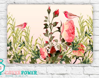 Floral Laptop Skin Flowers Notebook Vinyl Decal Dell Hp Lenovo Asus Acer Laptop Sticker Decal Skin Cover Skins For Any Laptop Stickers MB305