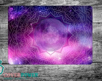 Piel del ordenador portátil piel Galaxy cielo estrellado Mandala Notebook vinilo calcomanía Dell Hp Lenovo Asus Acer portátil etiqueta engomada etiqueta portada para cualquier ordenador portátil MB428