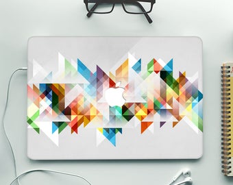 Abstract Geometric MacBook Decal Triangle MacBook Air Sticker MacBook Pro Skin Macbook Cover Vinyl Macbook Pro Decal Fits Any Laptop MB456