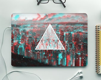 Ciudad triángulo portátil piel cubierta de Notebook vinilo calcomanía Dell Hp Lenovo Asus Acer portátil etiqueta engomada etiqueta cubierta de piel para cualquier ordenador portátil MB462