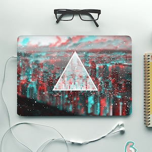 City Triangle Laptop Skin Cover Notebook Vinyl Decal Dell Hp Lenovo Asus Acer Laptop Sticker Decal Cover Skin For Any Laptop MB462