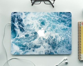 Ocean MacBook Skin Decal Sea Wave Macbook Pro 15 Stickers Macbook Pro 2016 Skin Macbook Air 13 Vinyl Cover for Any Laptop Skins Decals MB446