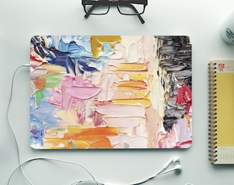 Colourful Paint Laptop Skin Brush Painting Notebook Vinyl Decal Dell Hp Lenovo Asus Acer Laptop Sticker Decal Cover Skins - Any Laptop Mb420