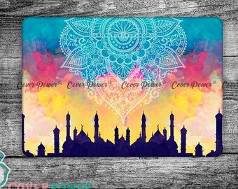 Laptop Skin MANDALA Watercolor Bohemian Notebook Vinyl Decal Dell Hp Lenovo Asus Acer Laptop Sticker Decal Skin Cover For Any Laptop MB21