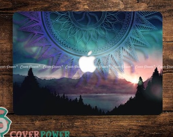 MANDALA MacBook Decal NATURE Bohemian MacBook Pro Sticker MacBook Air Skin Macbook Pro Cover Macbook Air Vinyl Laptop Skins Sticker KL68