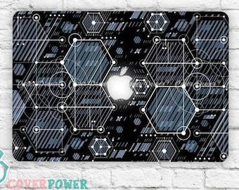 Abstract Geometric MacBook Vinyl Decals MacBook Air Sticker MacBook Pro Skin Macbook Pro Cover Vinyl Macbook Decal Fits Any Laptop MB191