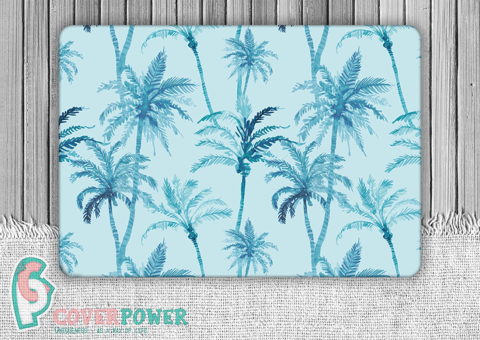 Skin Déco MacBook Pro 13" Retina Touch Bar - Plage Palmiers - Itsaskin
