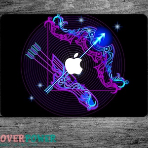 Zodiac Signs MacBook Vinyl Decal Sagittarius MacBook Air Sticker MacBook Pro Decal Skin Macbook Cover Vinyl Macbook Decals Laptop Skin MB337