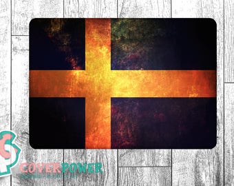 Laptop Skin Flag of Sweden Notebook Vinyl Decal Dell Hp Lenovo Asus Acer Laptop Sticker Decal Skin Cover Skins For Any Laptop KL152