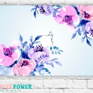 Floral MacBook Decal Flowers Macbook Pro Sticker Macbook Air Skin Floral Macbook Pro Vinyl Cover Macbook Air Stickers Any Laptop Skins MB310