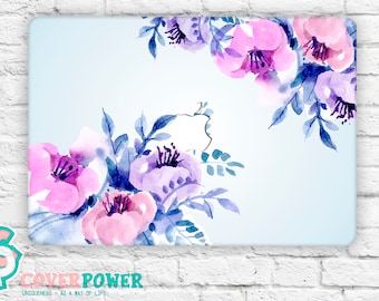 Floral MacBook Decal Flowers Macbook Pro Sticker Macbook Air Skin Floral Macbook Pro Vinyl Cover Macbook Air Stickers Any Laptop Skins MB310
