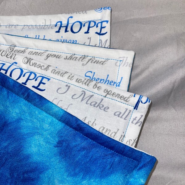 Blue and White Placemats Etsy