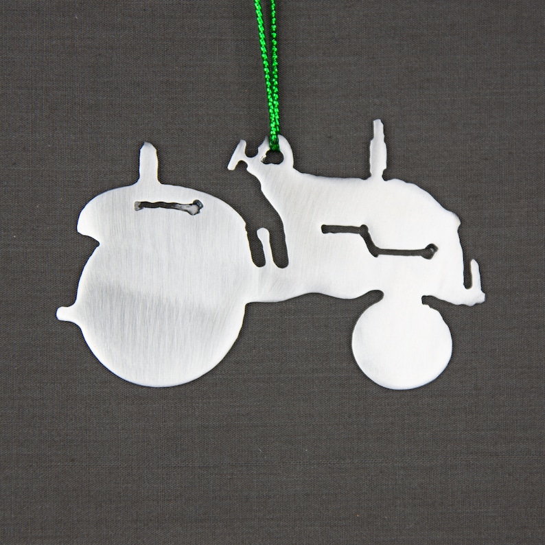 Metal Christmas Ornament Tractor John Deere Ford Massey Etsy