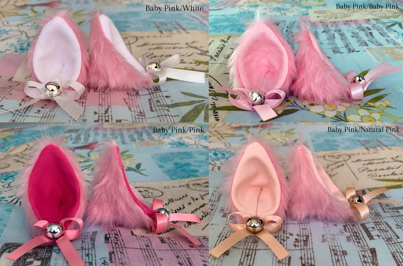 Cat Ears Hair Clip Accessories Multiple Colours Etsy UK