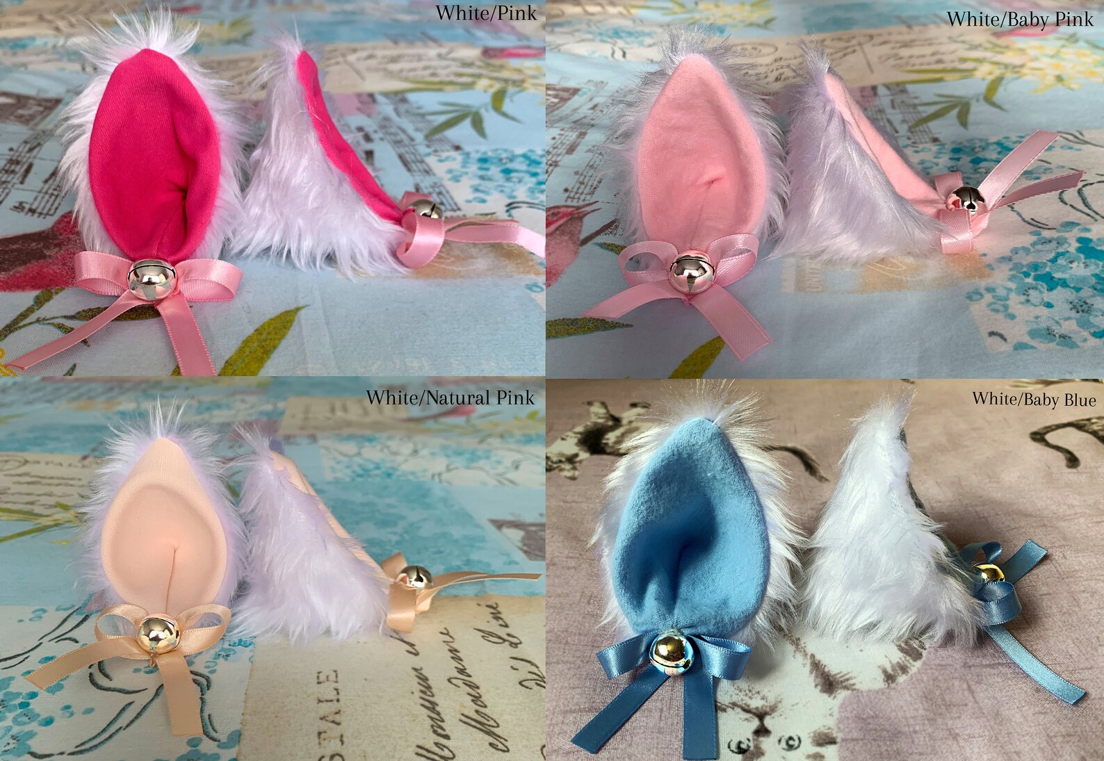 Cat Ears Hair Clip Accessories Multiple Colours Etsy UK