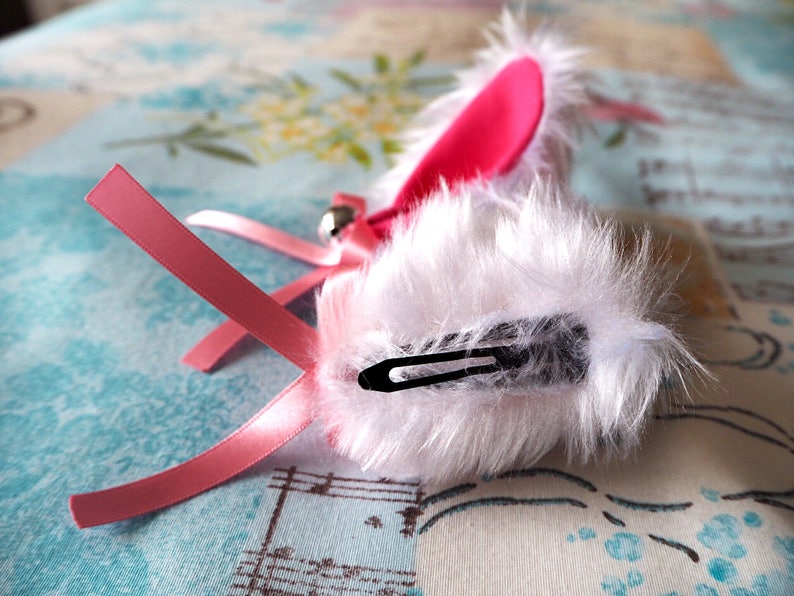 Cat Ears Hair Clip Accessories Multiple Colours Etsy UK